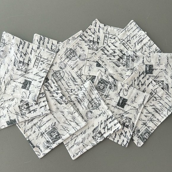 🍸 NWT Fabric Cocktail Napkin Set 🍸 - Picture 5 of 5